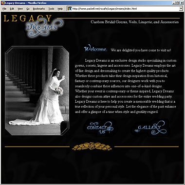 Legacy Dreams Website
