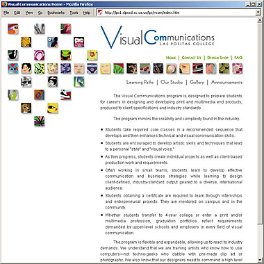 Visual Communications Website